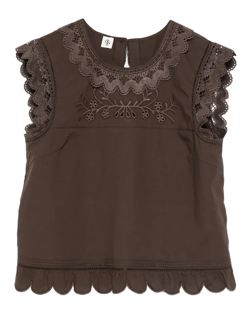The Garment Kirsten Oberteil mit Spitze - Braun Braun
