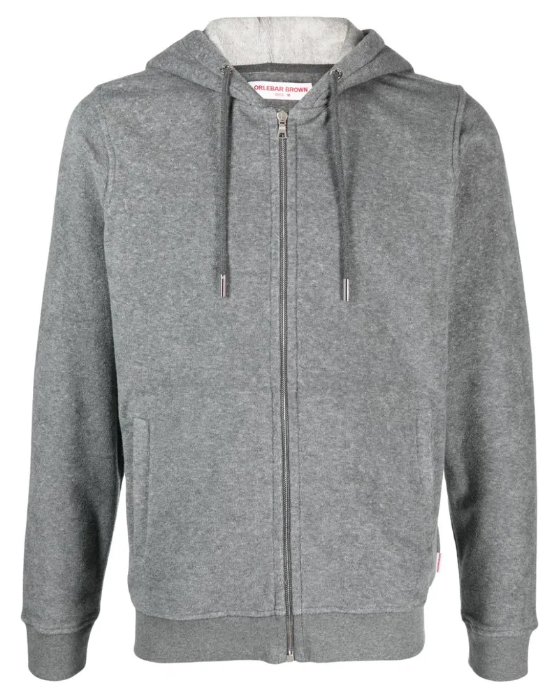 Orlebar Brown Kapuzenjacke mit Kordelzug - Grau Grau