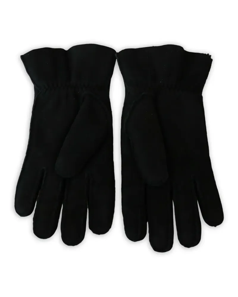 Dolce & Gabbana Handschuhe aus Wildleder - Schwarz Schwarz