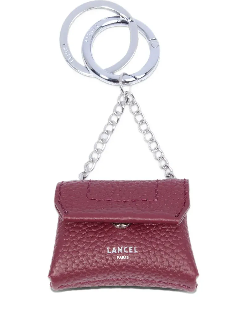Lancel Schlüsselanhänger aus Leder - Rot Rot