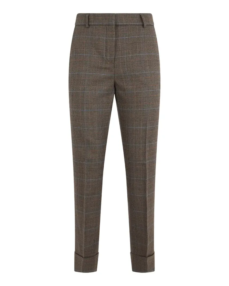 Slowear Hose mit Prince of Wales-Karo - Braun Braun