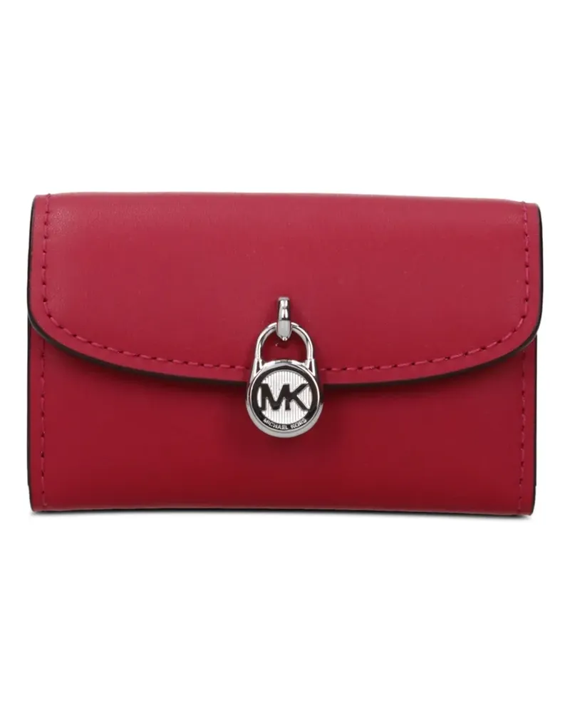 Michael Kors padlock leather wallet - Rot Rot