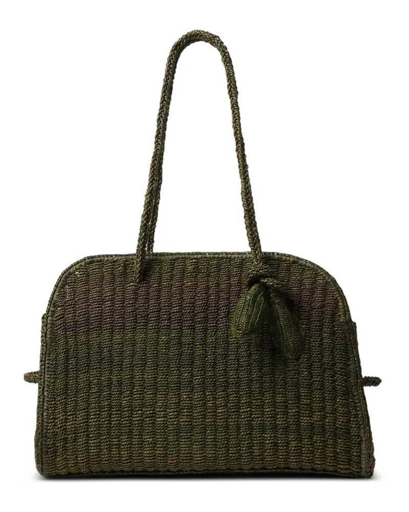 Jacquemus Turismo rafia shoulder bag - Grün Grün