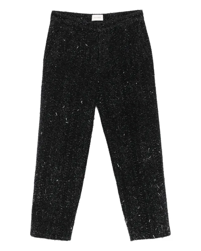 Craig Green Boucle-Hose mit geradem Bein - Schwarz Schwarz