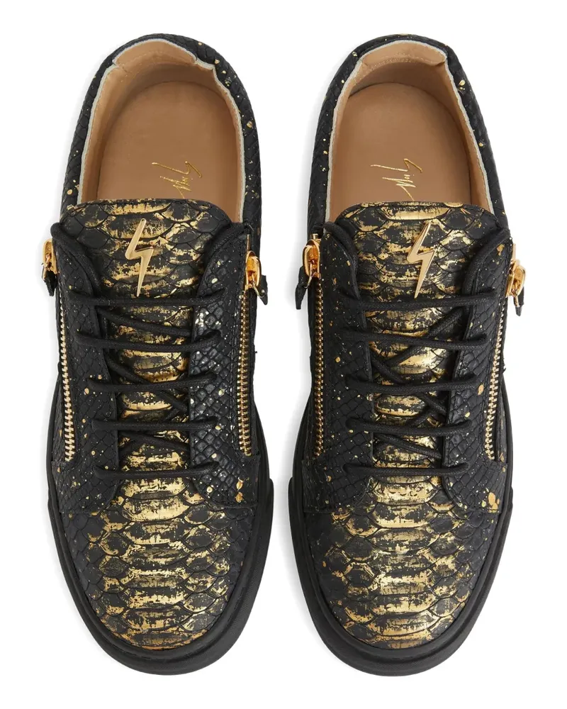 Giuseppe Zanotti Frankie Sneakers mit Schlangenleder-Print - Schwarz - bei  MyBestBrands shoppen