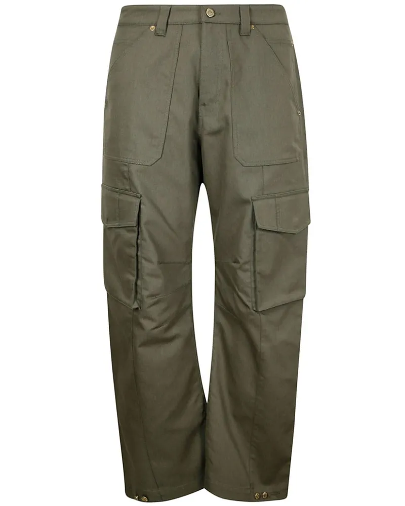 Golden Goose Cargohose mit Sterndetail - Grün Grün