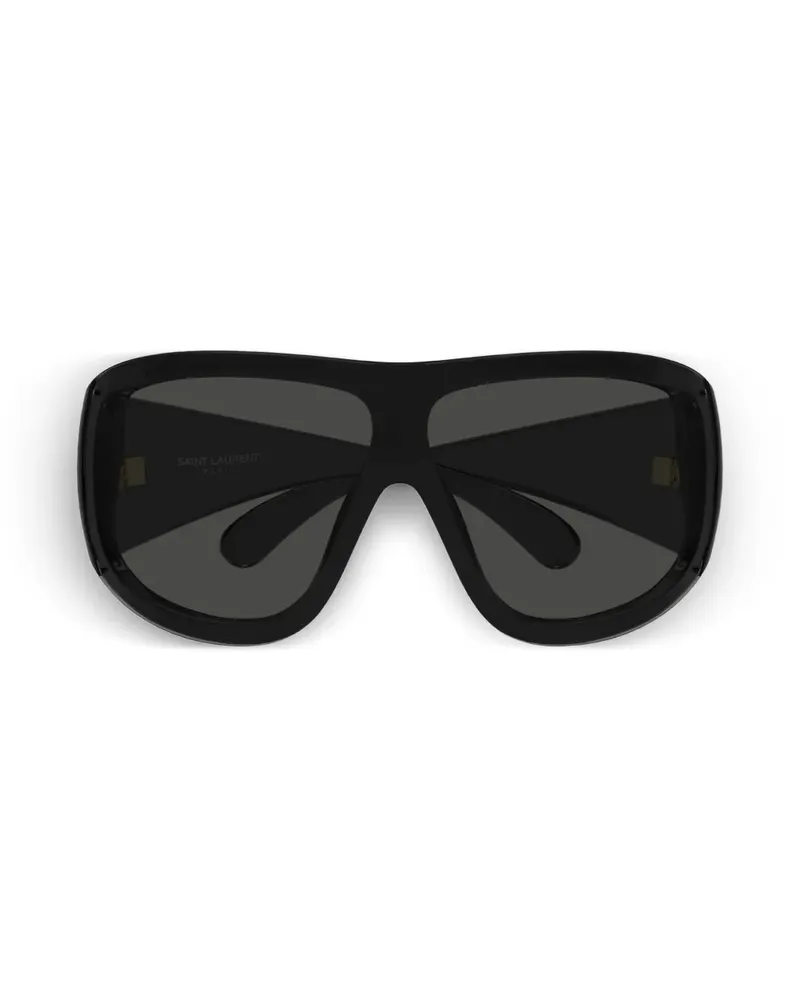 Saint Laurent SL 914 Oversized-Sonnenbrille - Schwarz Schwarz