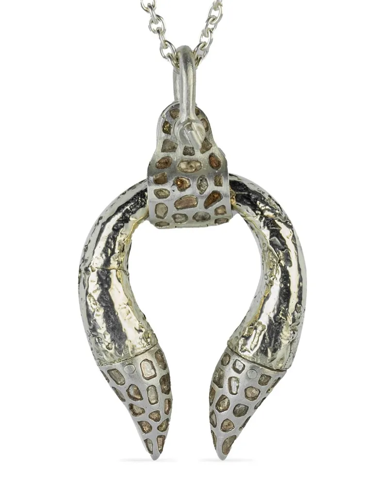 Parts Of Four 10kt Hathor Weißgoldhalskette Silber