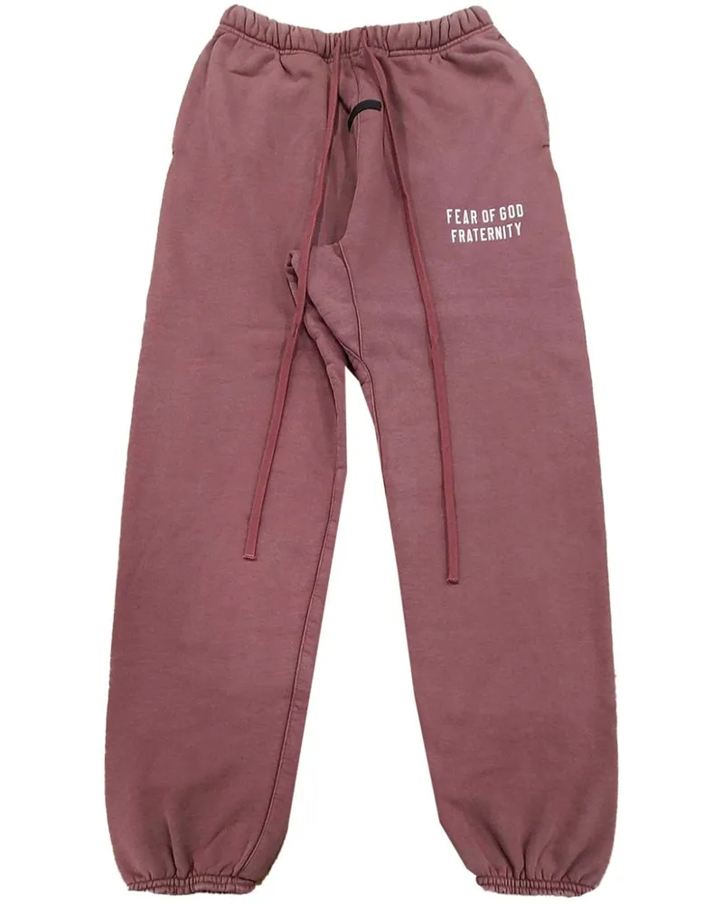 Fear of God Jogginghose mit Logo-Print - Rosa Rosa