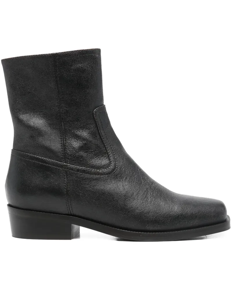 Aquazzura 30mm leather boots - Schwarz Schwarz