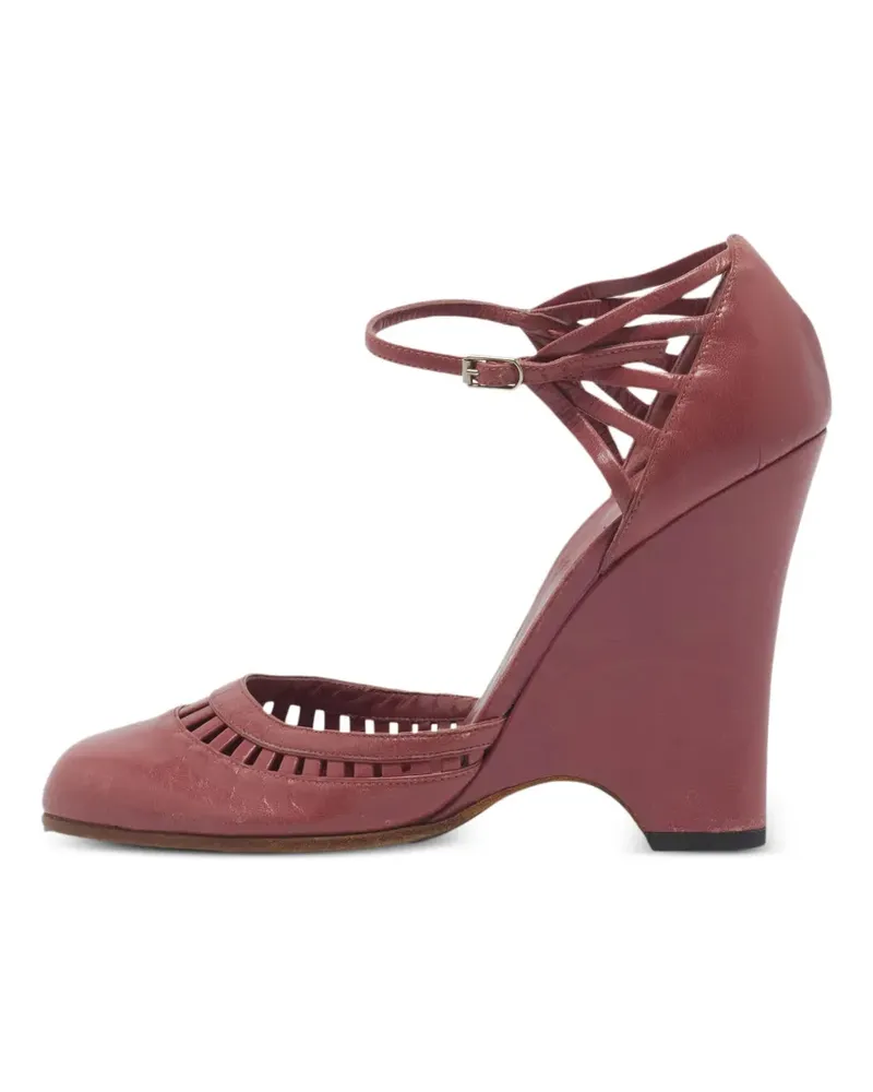 Marc Jacobs Mary Pumps mit Riemen - Rosa Rosa