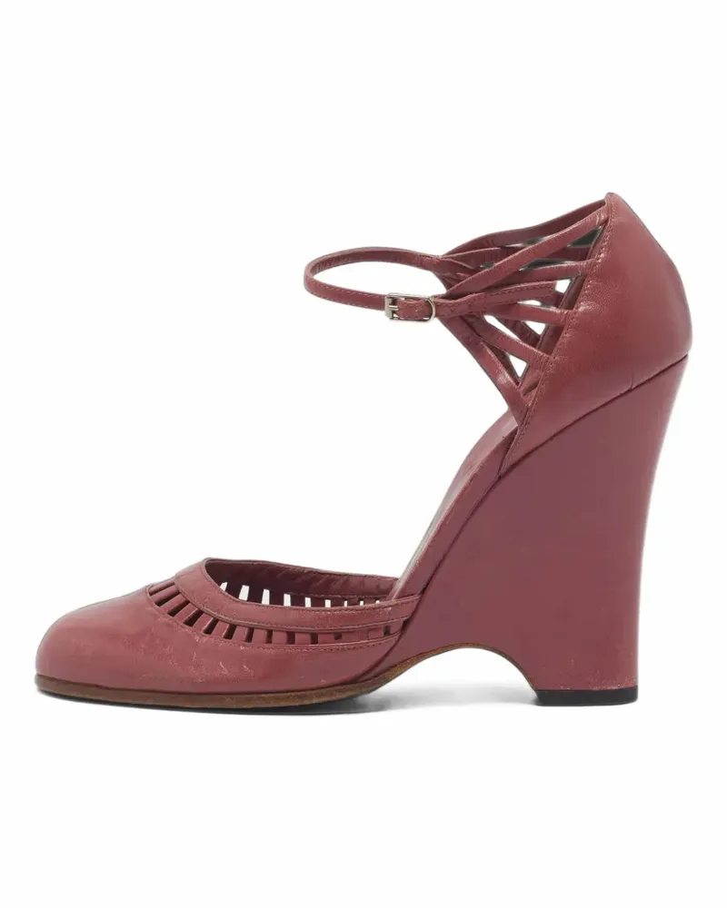 Marc Jacobs Mary Pumps mit Riemen - Rosa Rosa