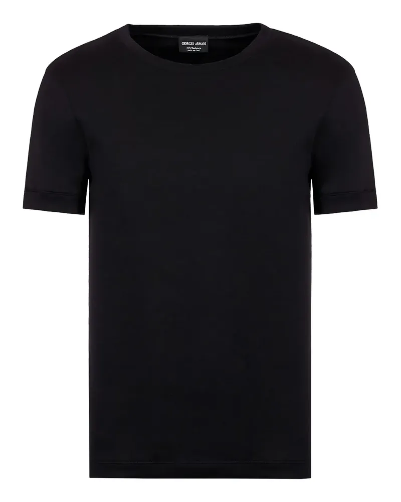 Giorgio Armani crew-neck short-sleeve T-shirt - Schwarz Schwarz