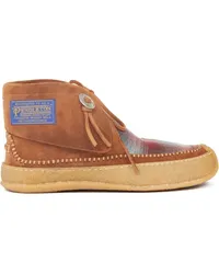 Maison Margiela Pendleton Segelschuhe Braun