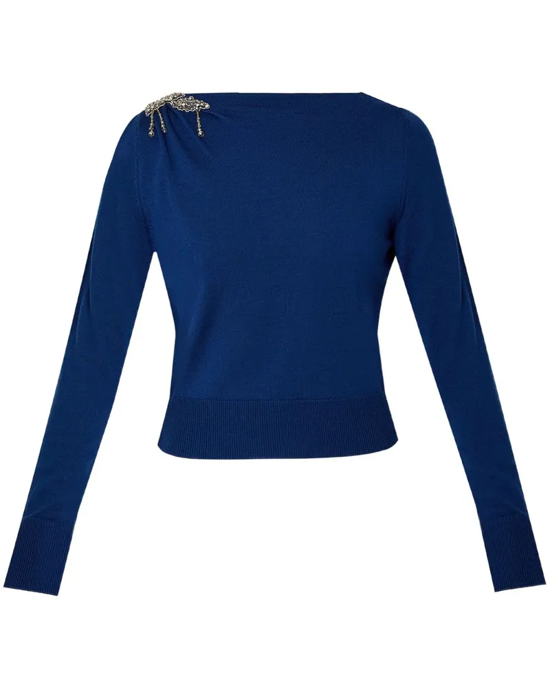 Erdem Cropped-Pullover - Blau Blau