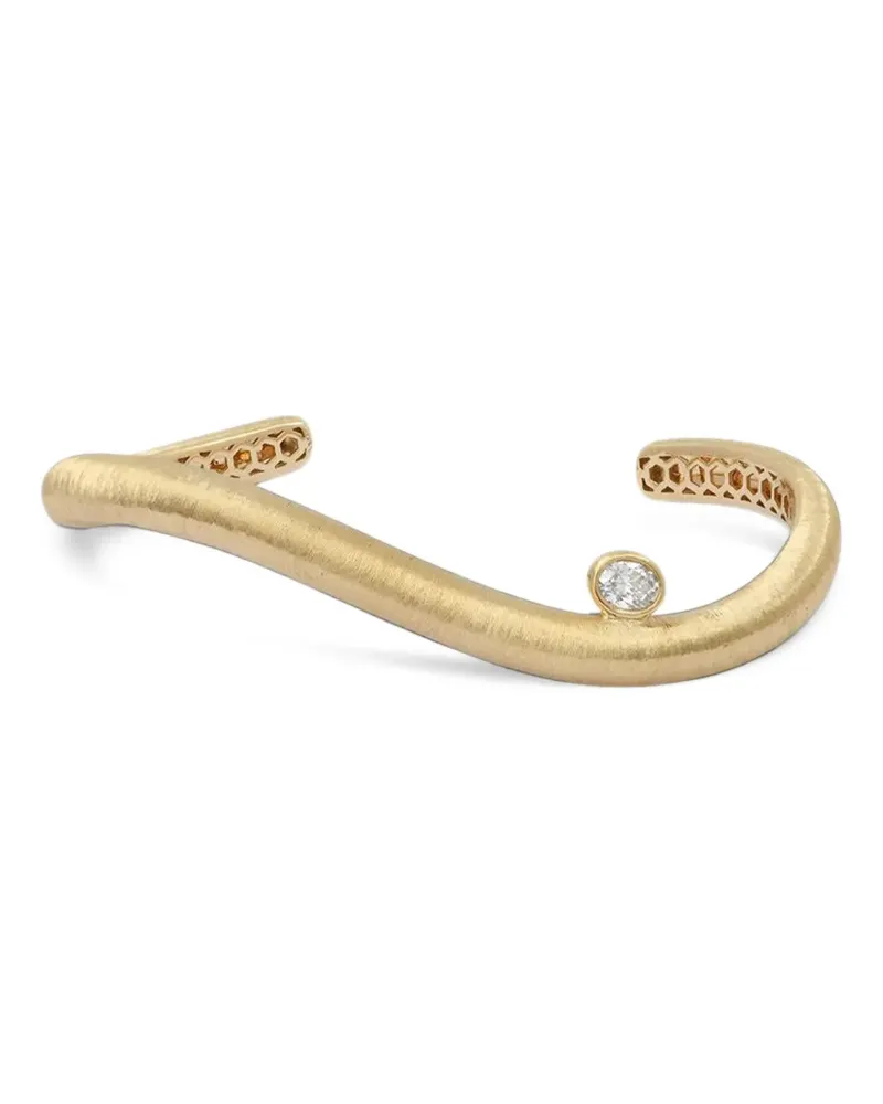 Rainbow K Ovales Illusion Armband mit Diamant - Gold Gold