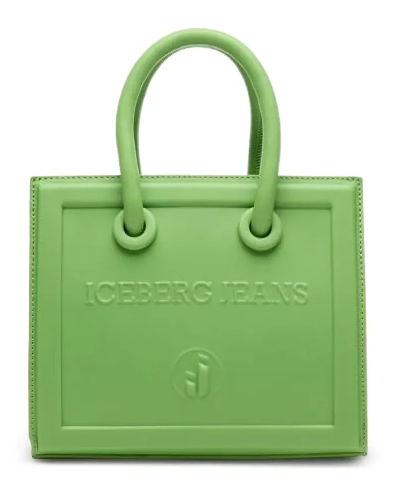 Iceberg Beuteltasche mit Logo-Prägung - Grün Grün