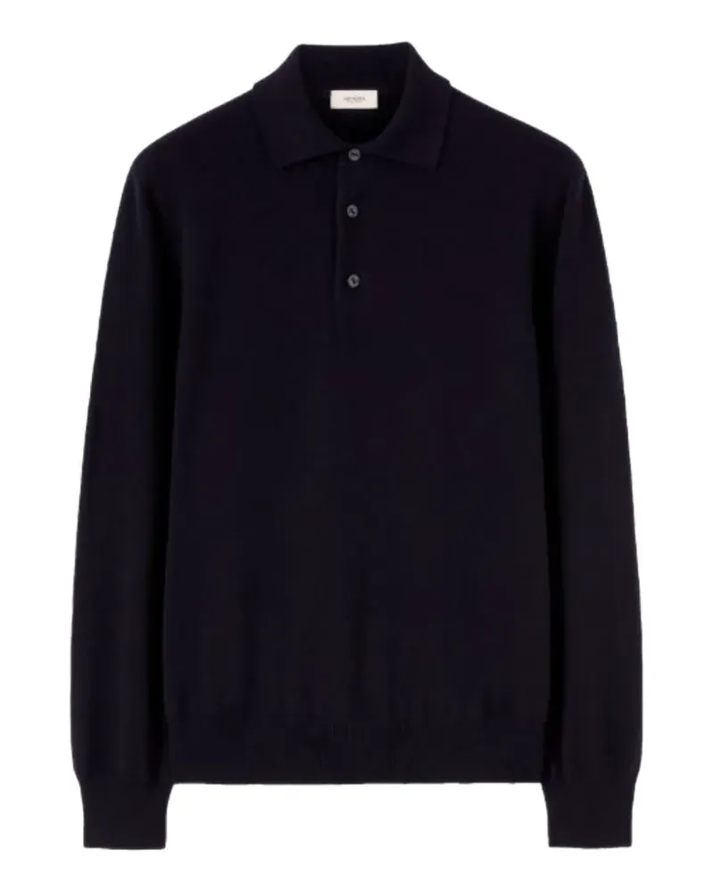 AGNONA cashmere polo shirt - Blau Blau