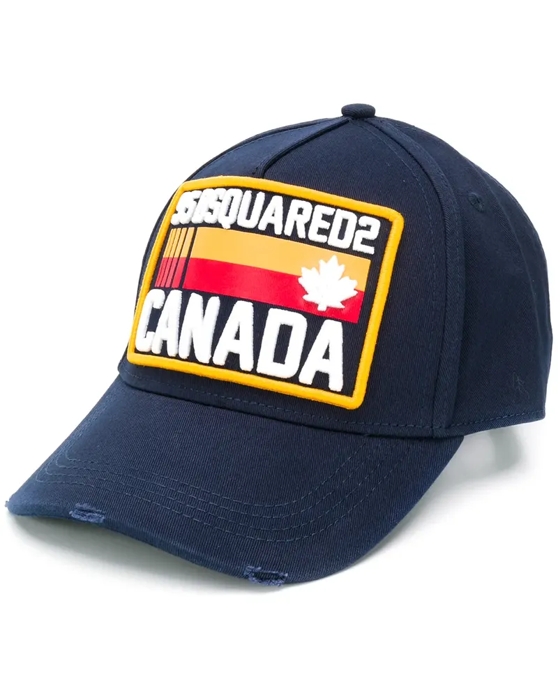 Dsquared2 Baseballkappe mit Logo - Blau Blau