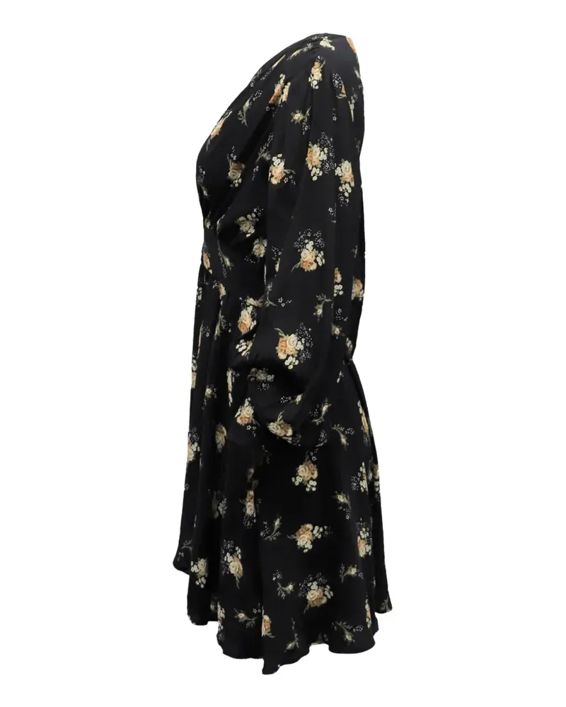 Maje Kleid mit langen Ballonärmeln - Schwarz Schwarz