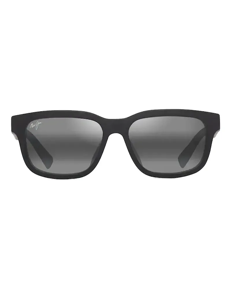 Maui Jim Kopikala Sonnenbrille mit quadratischem Gestell - Schwarz Schwarz