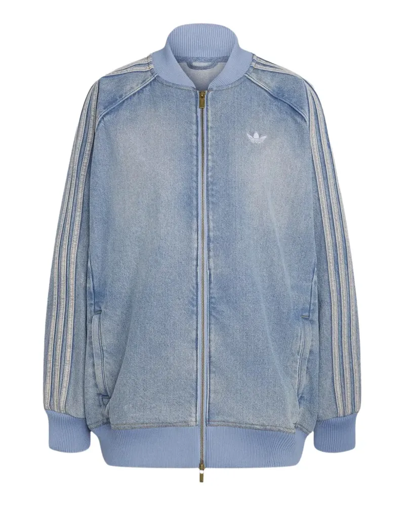 adidas SST oversized denim tracktop - Blau Blau