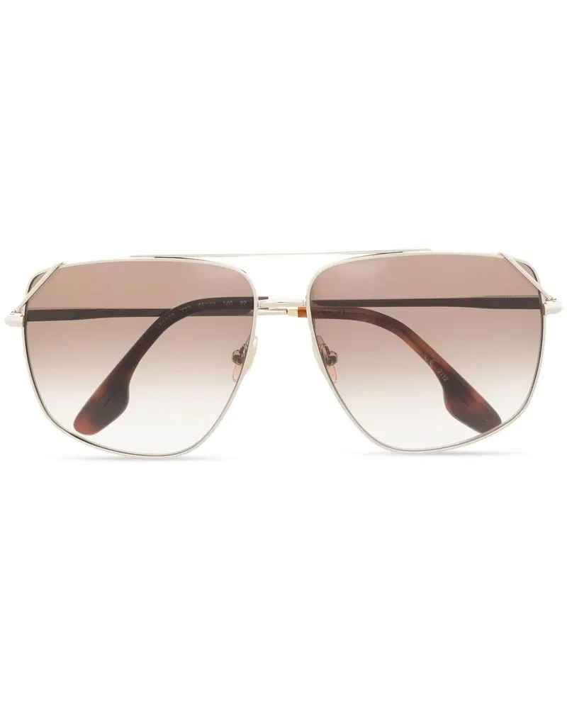 Victoria Beckham Klassische Sonnenbrille - Gold Gold