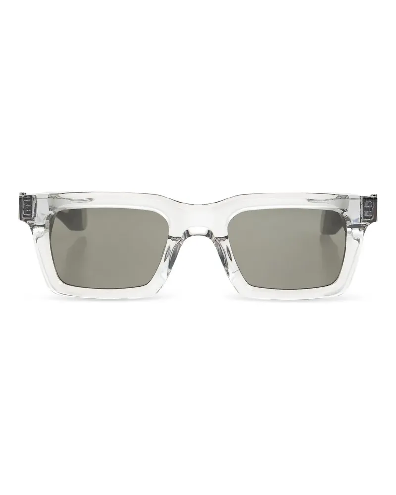 Alexander McQueen square-frame sunglasses - Weiß Weiß