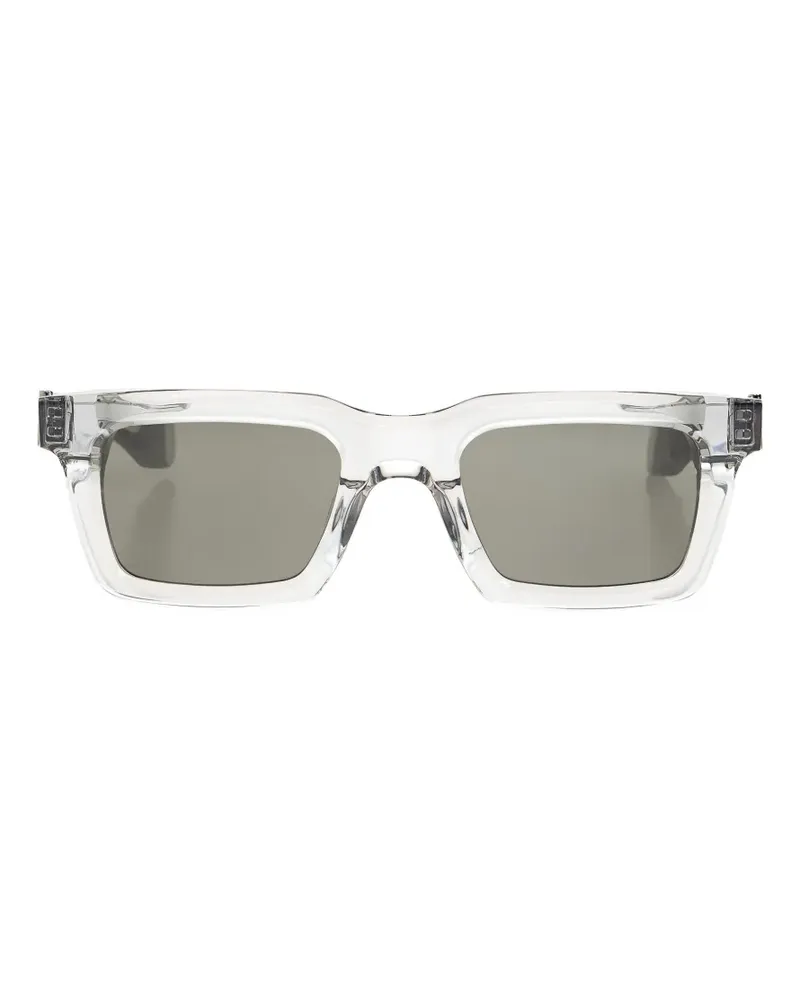 Alexander McQueen square-frame sunglasses - Weiß Weiß