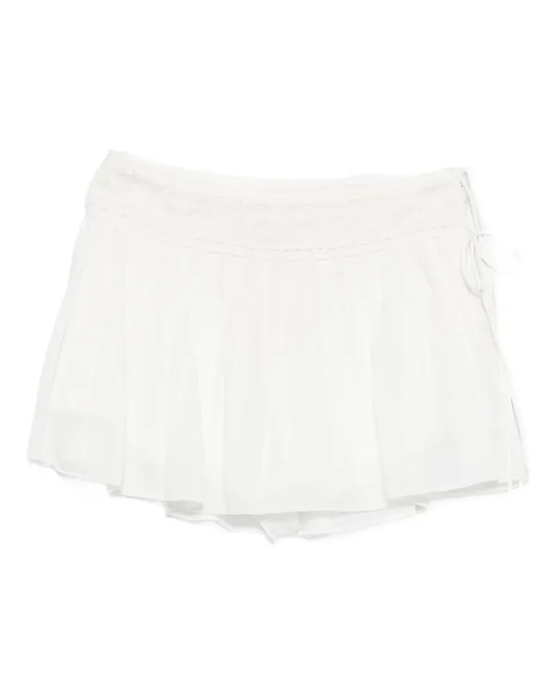 Posse Danielle lace-trim skort - Nude Nude