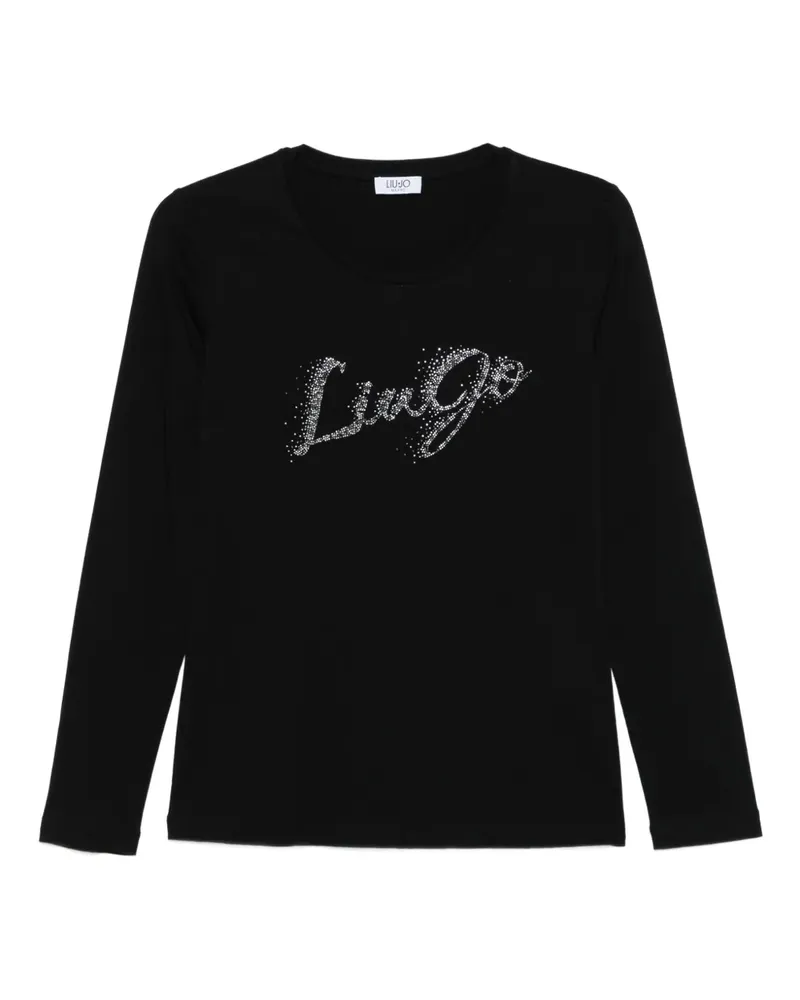 Liu Jo Verziertes Langarmshirt - Schwarz Schwarz