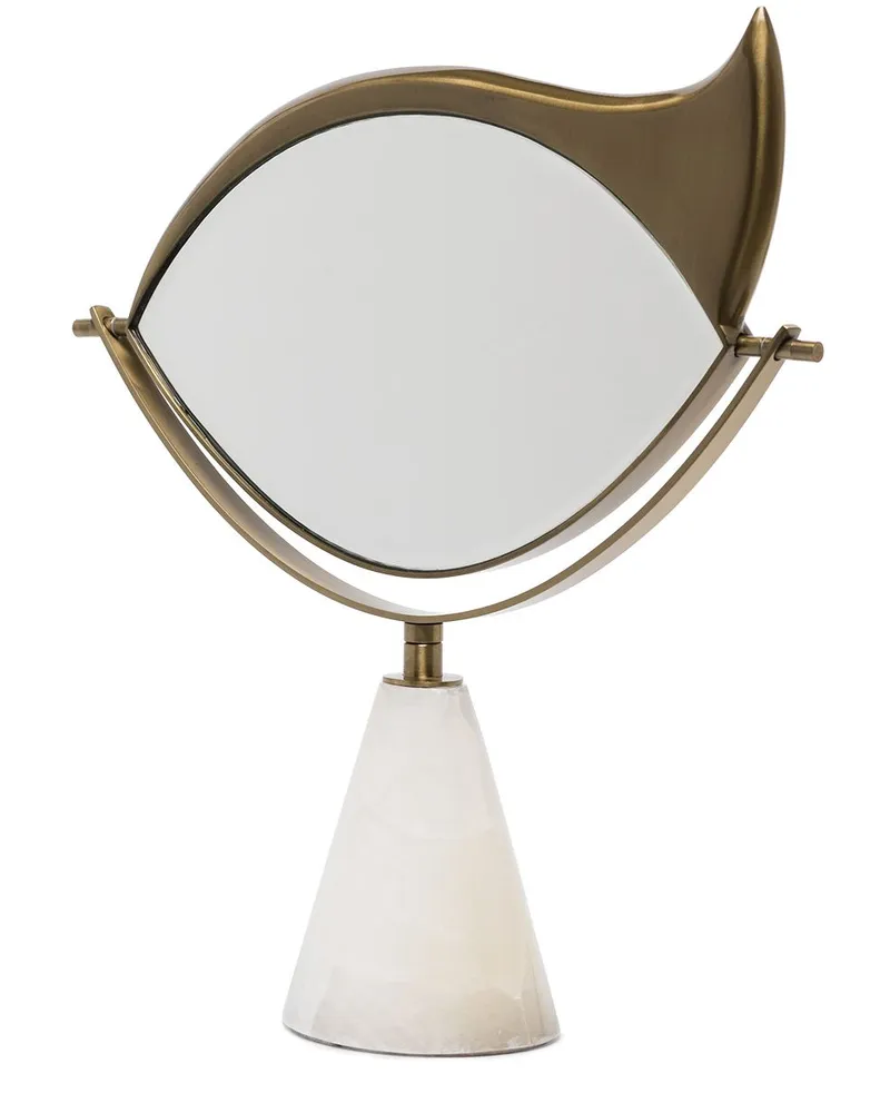 L’OBJET x Lito Vanity Spiegel - Gold Gold