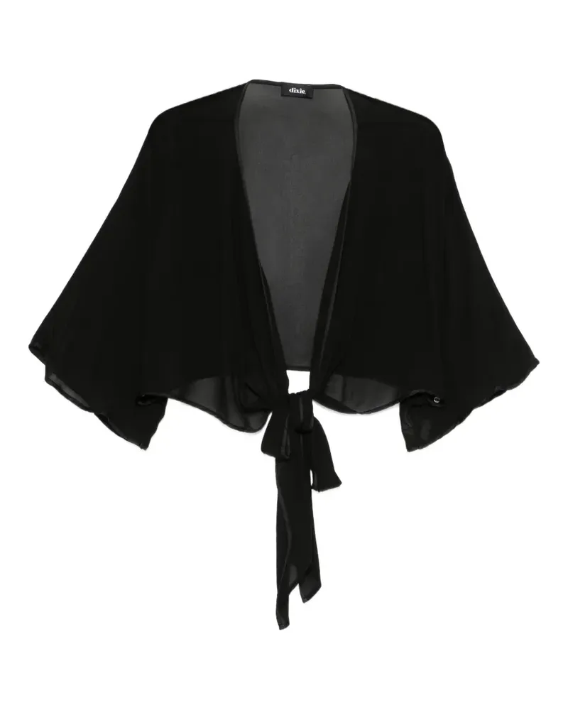 Dixie V-neck blouse - Schwarz Schwarz