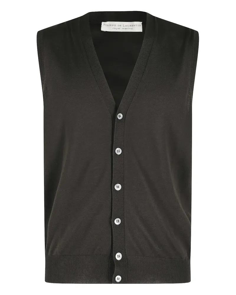 Filippo de Laurentiis buttoned gilet - Grün Grün