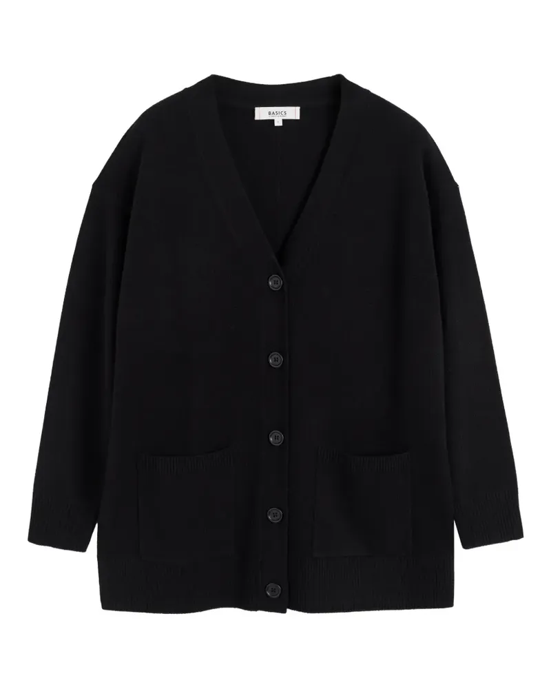 Chinti & Parker Geknöpfter Cardigan mit aufgesetzten Taschen - Schwarz Schwarz