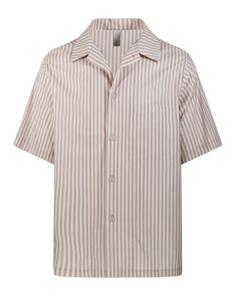 Hevò striped pocket shirt - Nude Nude