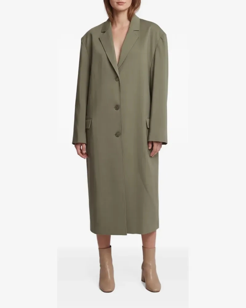 FRANKIE Shop Tribeca oversized coat - Grün Grün