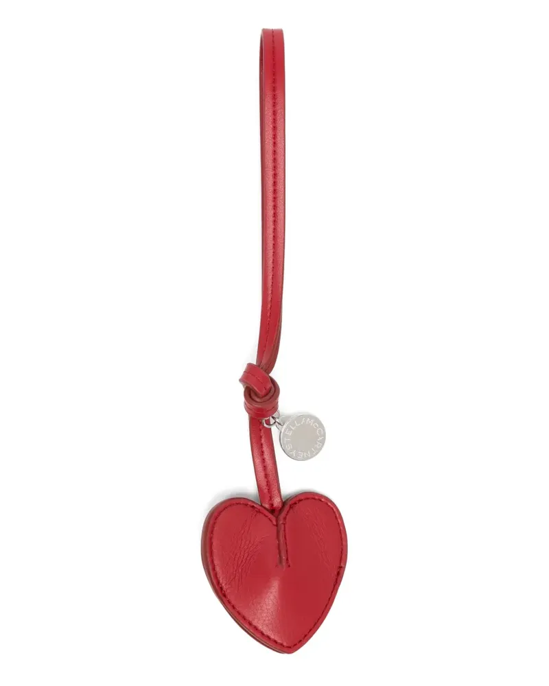 Stella McCartney heart charm keyring - Rot Rot