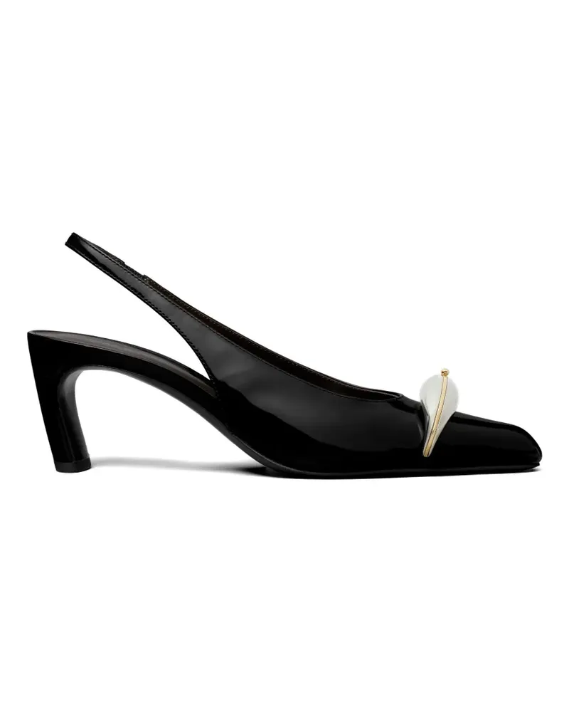 Tory Burch Slingback-Pumps mit Piercing-Detail - Schwarz Schwarz