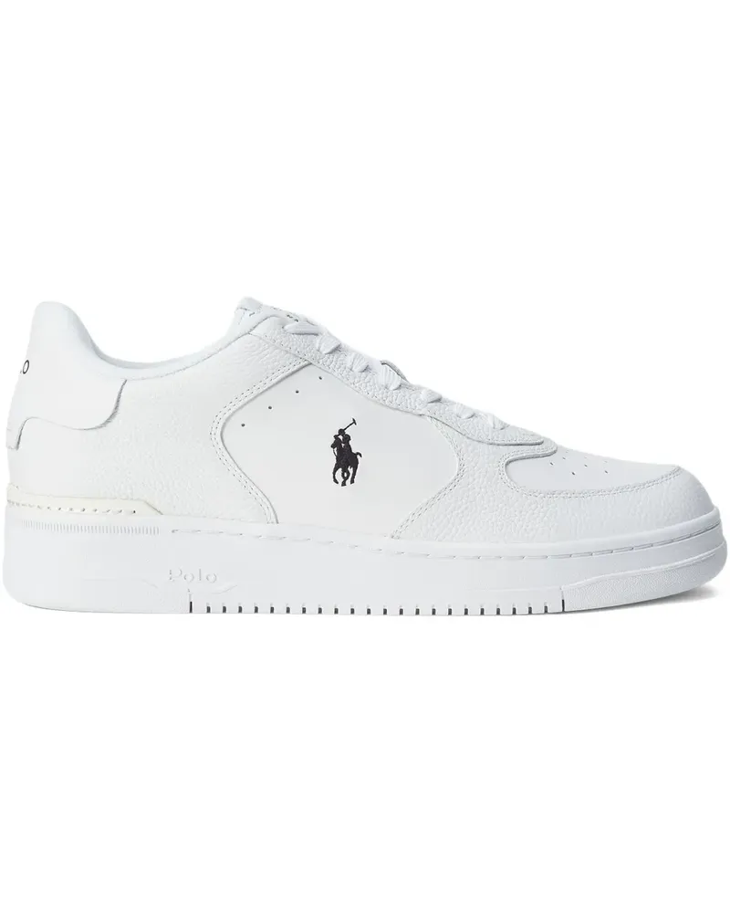 Ralph Lauren Masters Court Sneakers - Weiß Weiß