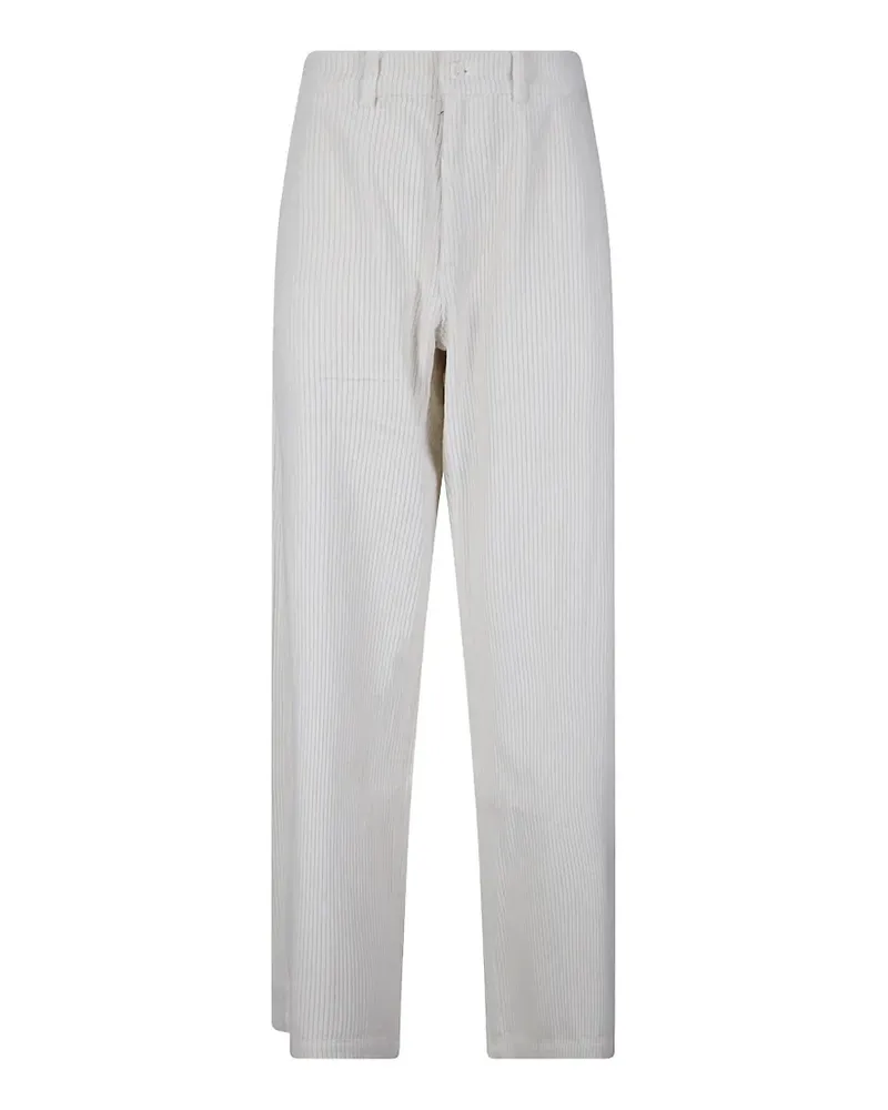 LABO.ART Panta Sbam corduroy palazzo pants - Weiß Weiß