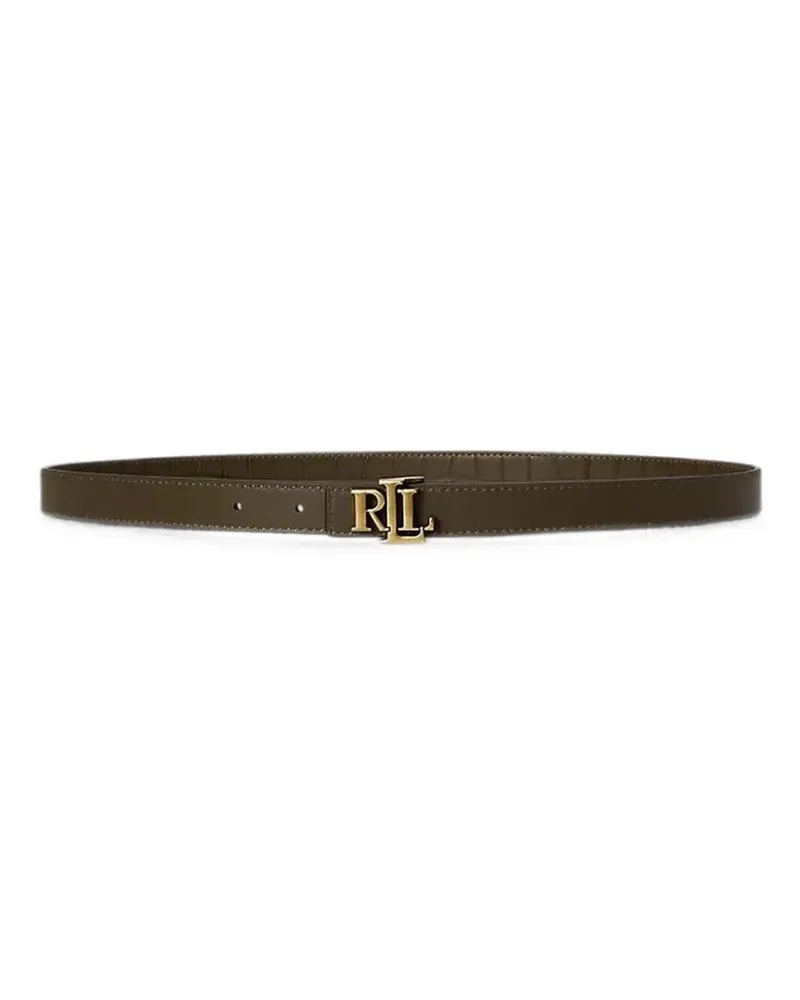 Ralph Lauren Ledergürtel mit Logo-Schnalle - Braun Braun