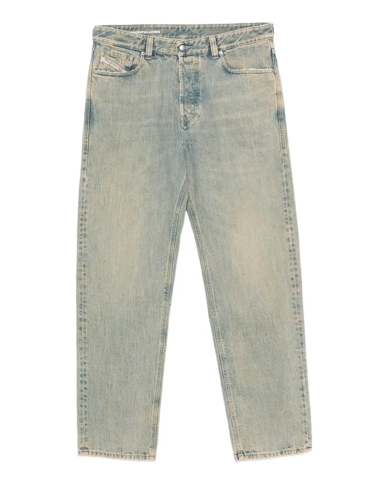 Diesel faded-effect straight-leg jeans - Blau Blau