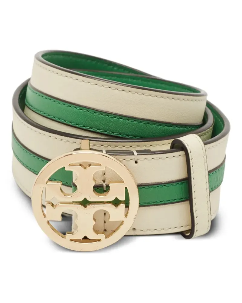 Tory Burch Gestreifter Gürtel - Grün Grün