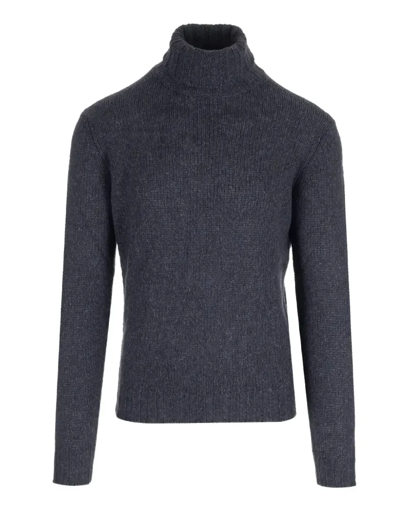 Al Duca D’Aosta 1902 Pullover mit gerippten Details - Blau Blau