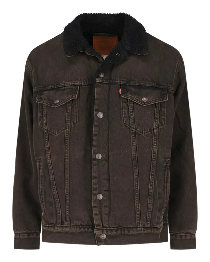 Levi's Jeansjacke mit Klappentasche - Braun Braun