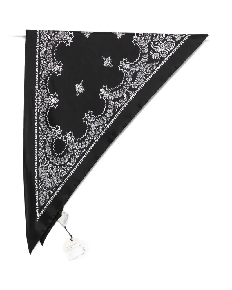 Destin triangular-shape bandana - Schwarz Schwarz