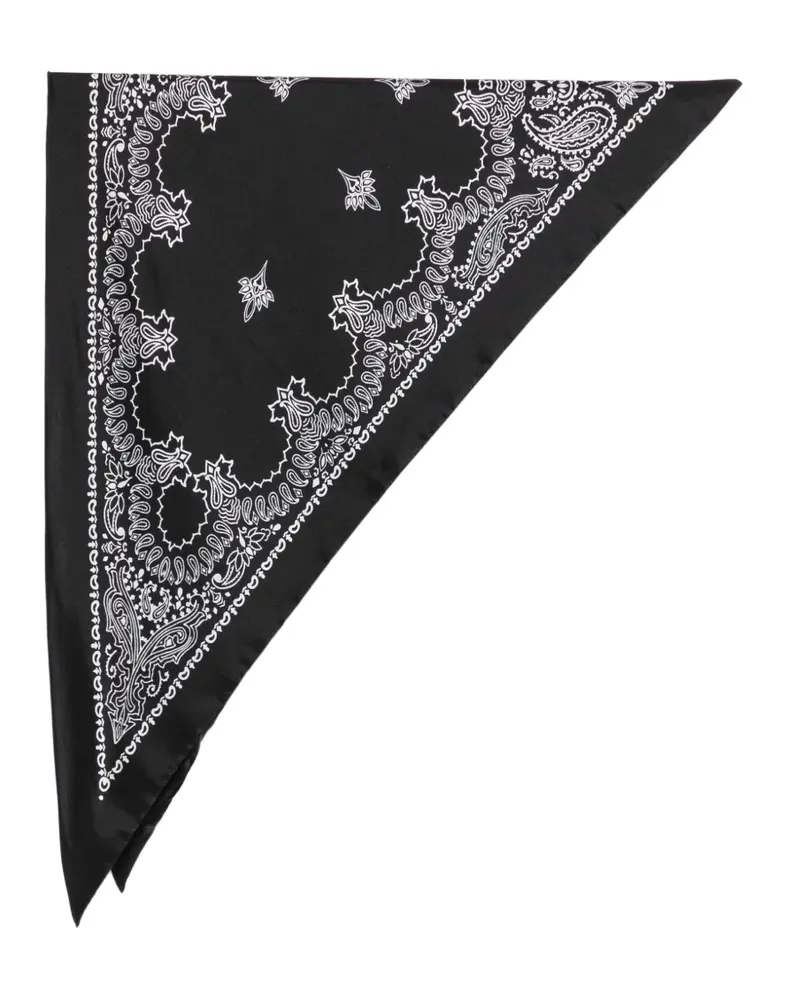 Destin triangular-shape bandana - Schwarz Schwarz