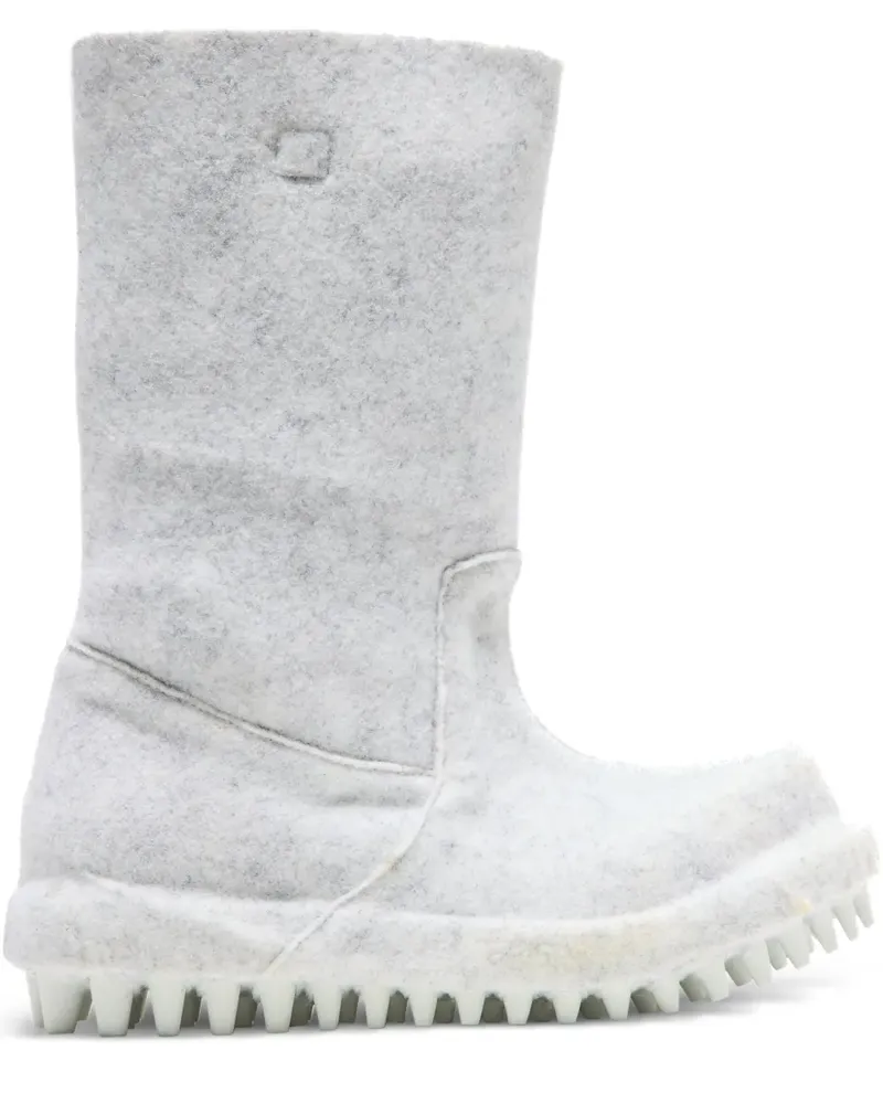 FourTwoFour on Fairfax Miner biker boots - Grau Grau