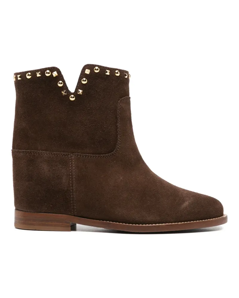 Via Roma 15 studded boots - Braun Braun